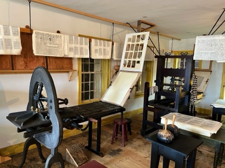 Grandin Building Printing Press